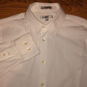 Express 1MX Fitted Dress Shirt
